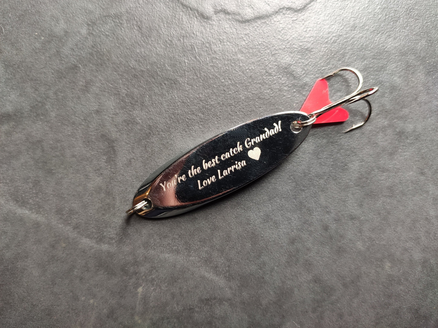 Personalised Laser Engraved Fishing Lure - Best Gift for Fisherman!