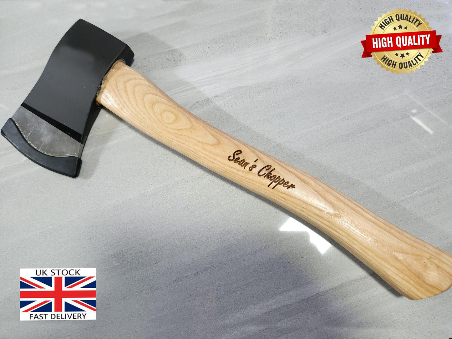 Laser Engraved Real Axe Personalised Unusual Gift Idea Birthday Fun party Humor Chopper Custom Present Hand Tool