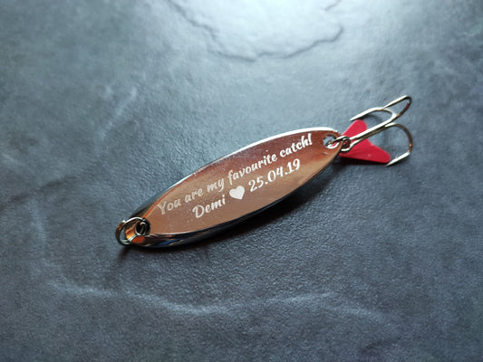 Personalised Laser Engraved Fishing Lure - Best Gift for Fisherman!