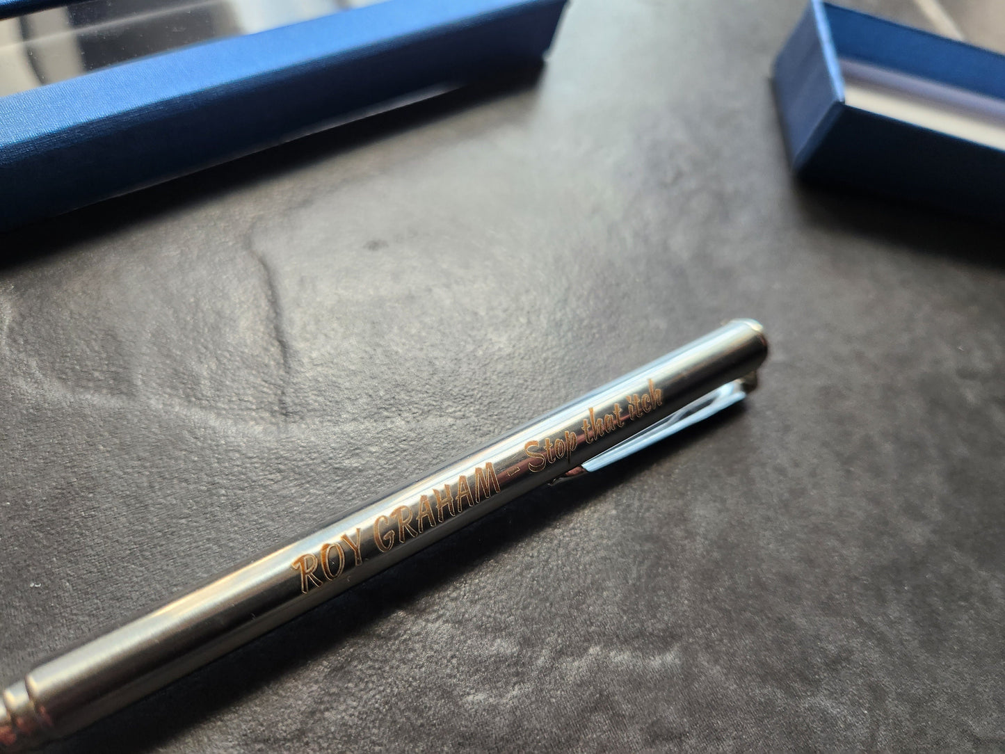 Personalised Telescopic Back Scratcher – Custom Engraved Stainless Steel Gift for Dad, Grandad, Husband, Birthday, Christmas