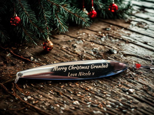 Personalized Fishing Custom Engraved Lure - Favorite catch - Hooked on you - Any text Gift Present - Best Catch of My Life - oFishially