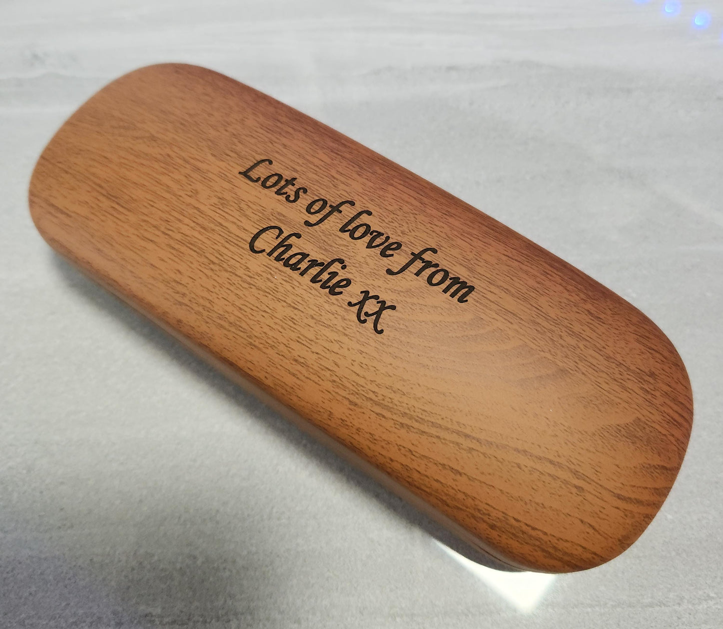 Personalised Glasses Case with Custom Text – Engraved Gift for Him or Her – Protective, Stylish & Unique Eyewear Holder Spectaculars Gogles