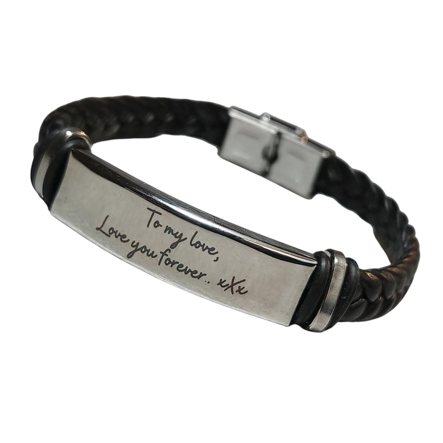 Custom Handwriting Hand Bracelet – Personalize with Your Handwritten Text! Unique Personalised Engraved Designs for Every Occasion.