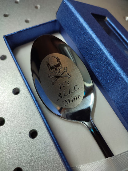 Personalised Dessert Spoon Cereal Killer Personalized Funny Gift - Perfect Cereal Lover Gift