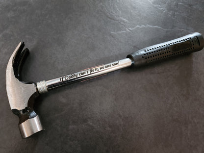 Personalized Laser Engraved Tool Set: Custom Hammer, Tape, Pencil