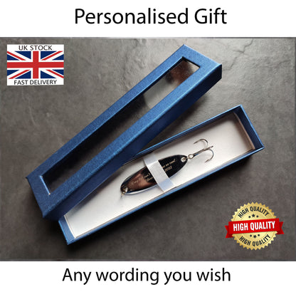 Personalised Laser Engraved Fishing Lure - Best Gift for Fisherman!