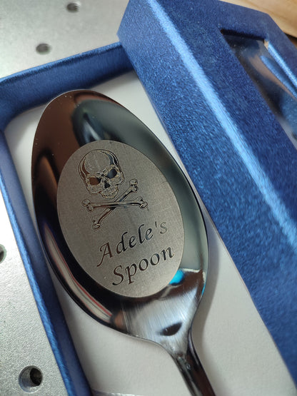 Personalised Dessert Spoon Cereal Killer Personalized Funny Gift - Perfect Cereal Lover Gift