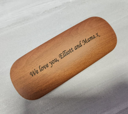 Personalised Glasses Case with Custom Text – Engraved Gift for Him or Her – Protective, Stylish & Unique Eyewear Holder Spectaculars Gogles